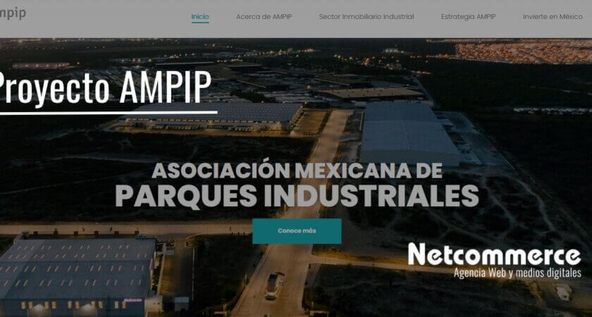Proyecto AMPIP: un website para la Asociación Mexicana de Parques Industriales