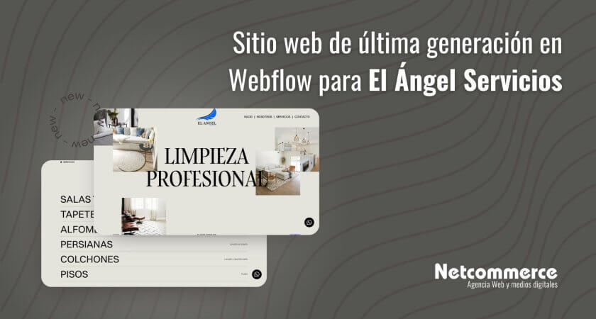 Sitio web de última generación en Webflow para El Ángel Servicios