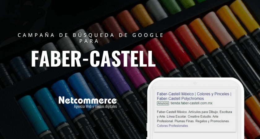 Campaña de búsqueda de Google para Faber-Castell