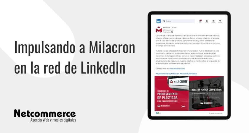 Impulsando a Milacron en la red de LinkedIn